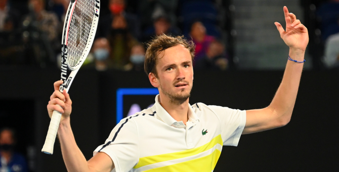 Российский теннисист Даниил Медведев стал второй ракеткой мира