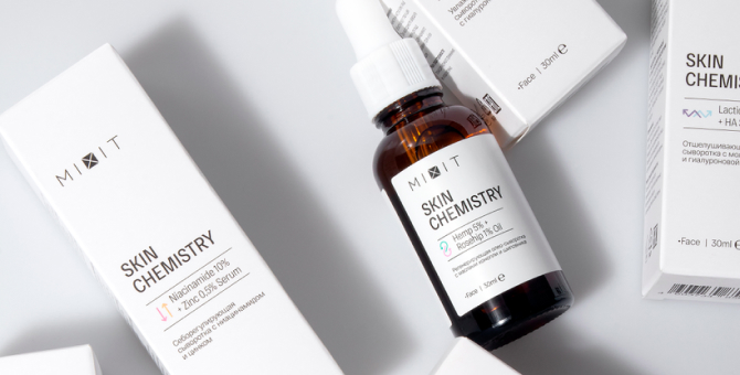 Mixit запустил новую линию сывороток для лица Skin Chemistry
