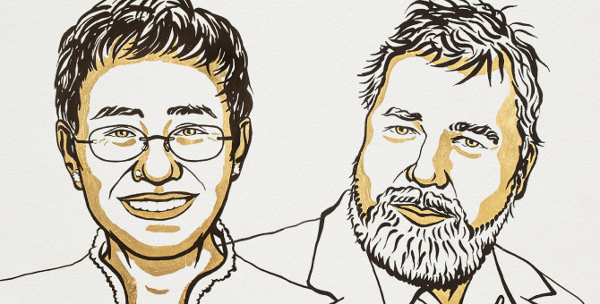 Главред «Новой газеты» Дмитрий Муратов получил Нобелевскую премию мира