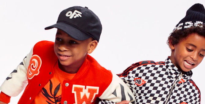 Off-White представил дебютную коллекцию для детей