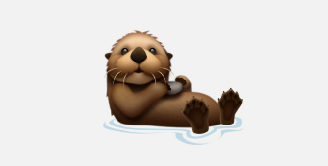 На устройствах Apple появилось эмодзи выдры