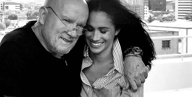 Меган Маркл поделилась совместным снимком с Питером Линдбергом