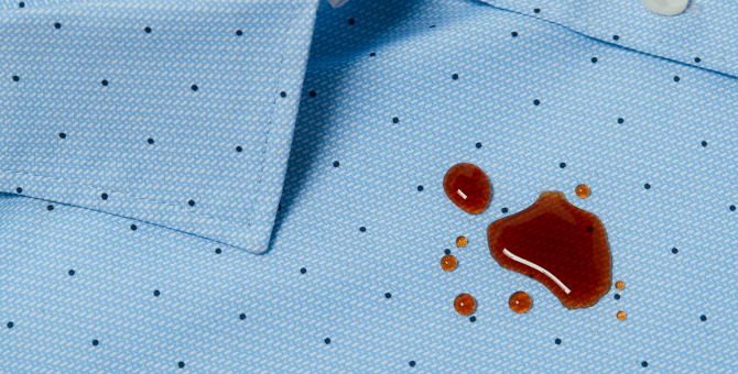 Бренд Van Heusen представил рубашки, которые не боятся пятен