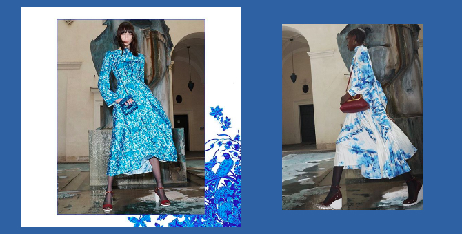 Valentino выпустил капсульную коллекцию, вдохновленную делфтским фарфором