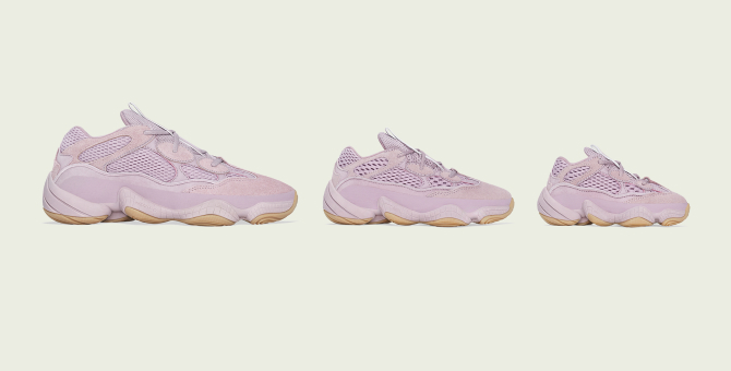 Канье Уэст и adidas выпустили кроссовки Yeezy 500 цвета зефира