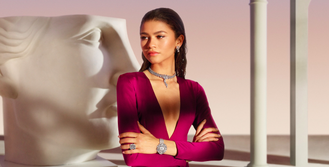 Зендая и участница Blackpink Лиса снялись в новой кампании Bvlgari