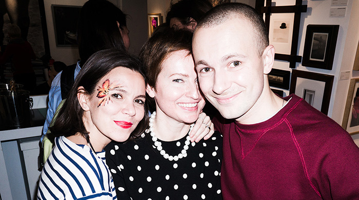 Выставка Киселева, Рубчинского и Складманн в галерее \"Победа\"