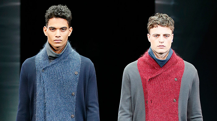 Неделя мужской моды в Милане: показ Giorgio Armani, осень-зима 2014