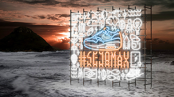 Реклама-иллюминация Nike