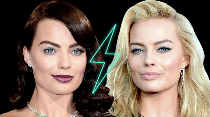 Марго Робби: блондинка VS брюнетка