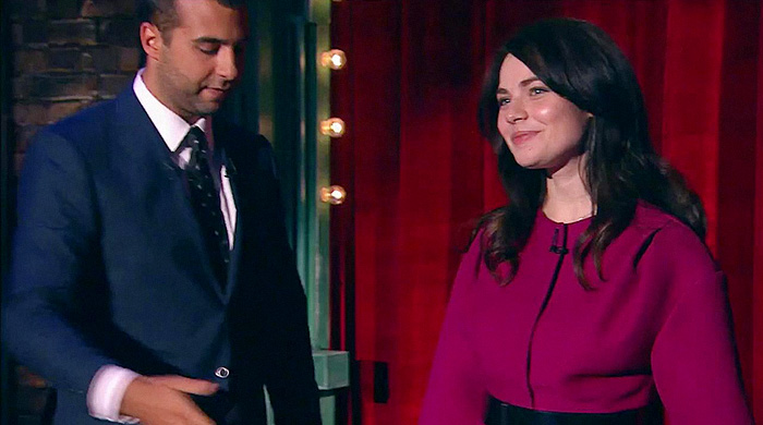 Юлия Снигирь в \"Вечернем Урганте\"