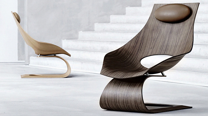 Скульптурное кресло для отдыха от Carl Hansen & Søn