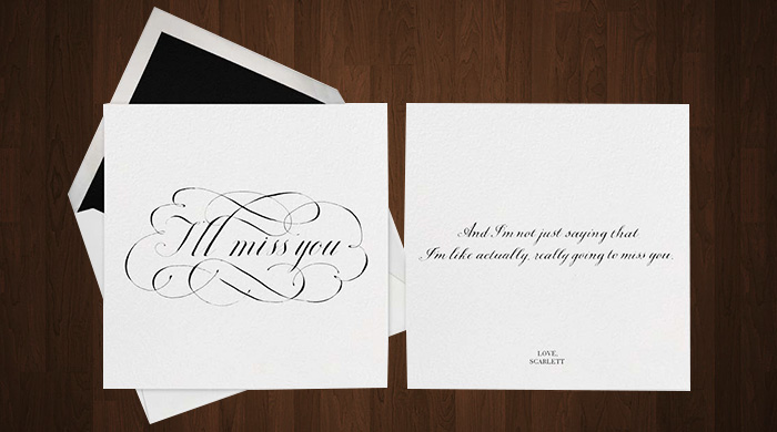 Paperless Post и J. Crew выпустили открытки с необычными пожеланиями