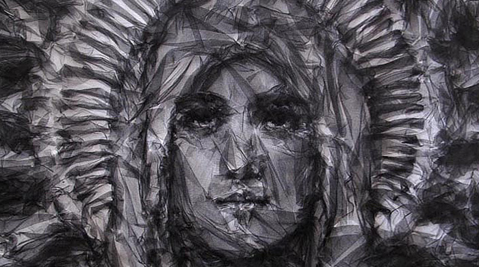 Бенджамин Шайн создал портреты из тканей