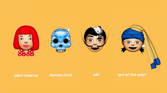 Бэнкси, Уорхол, Кусама и другие художники в виде эмодзи