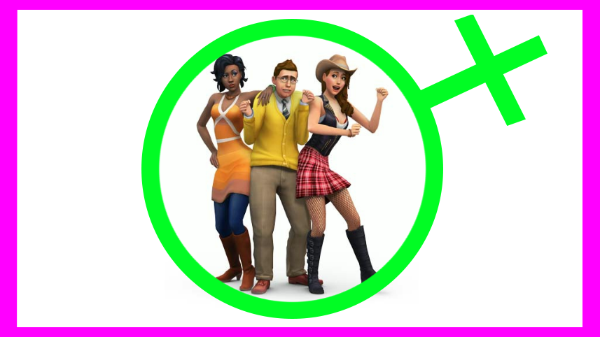 The Sims 4: как женщины победили мужчин и стали классными