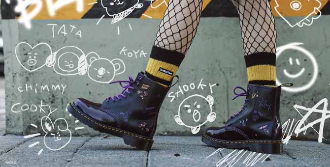 Dr. Martens выпустил коллаборацию с BTS