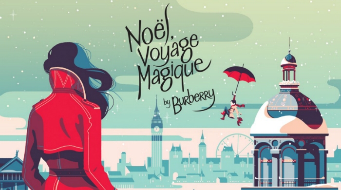 Праздник к нам приходит: Burberry украсят витрины Printemps к Рождеству