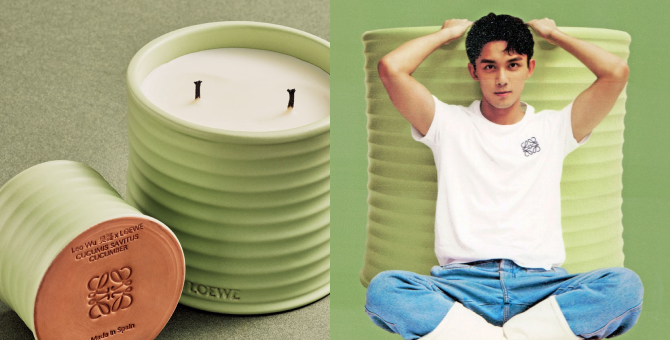 Loewe представил свечу с ароматом огурца