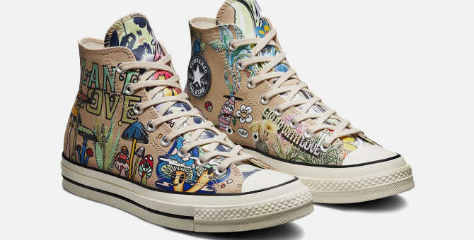 Converse выпустил кеды Chuck 70 с растительным принтом
