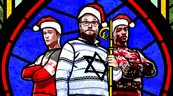 Сет Роген и Джозеф Гордон-Левитт в комедии \"Рождество\"