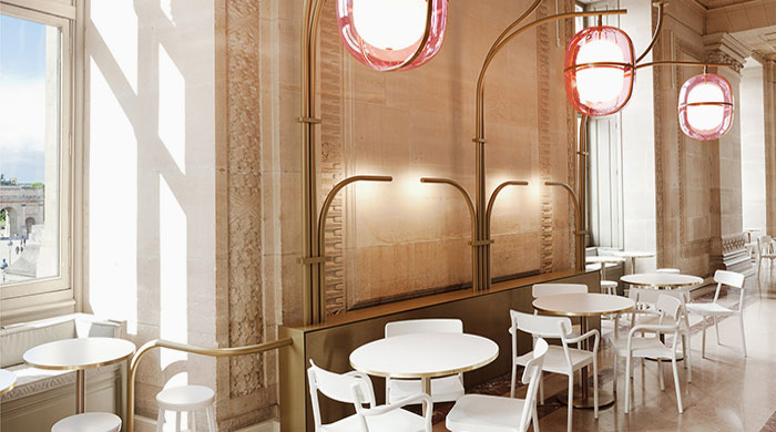 Новый дизайн в Café Mollien в Лувре