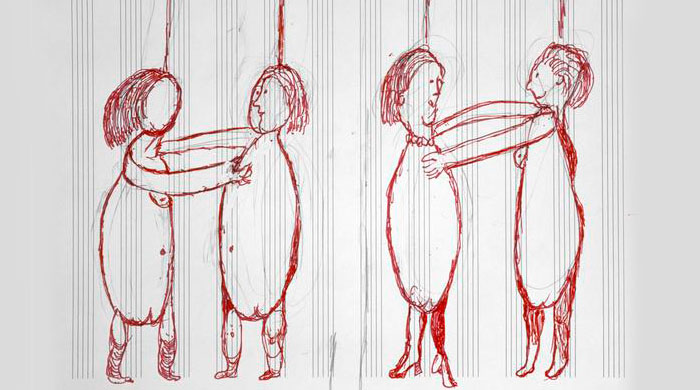 В нью-йоркской Cheim & Read подвесили работы Луизы Буржуа