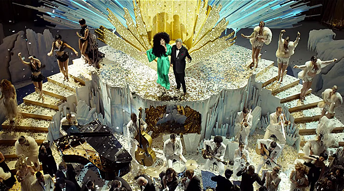 Леди Гага и Тони Беннетт в рождественской кампании H&M