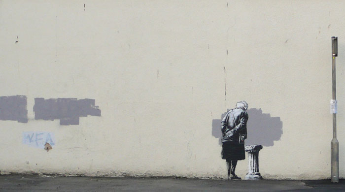 Бэнкси создал новое граффити в британском Фолкстоне