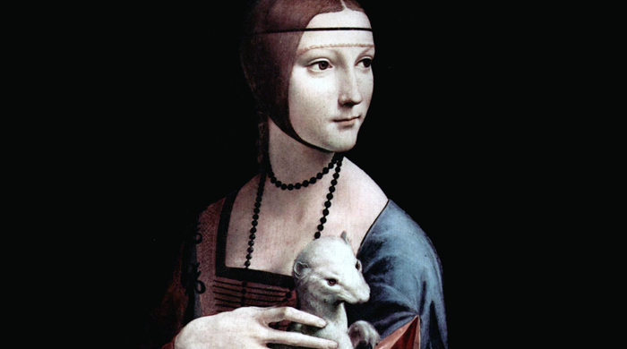 \"Дама с горностаем\" Леонардо да Винчи не сразу обзавелась питомцем