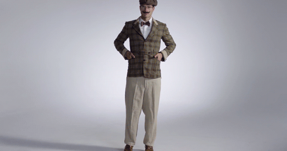 100 лет мужской моды — за три минуты