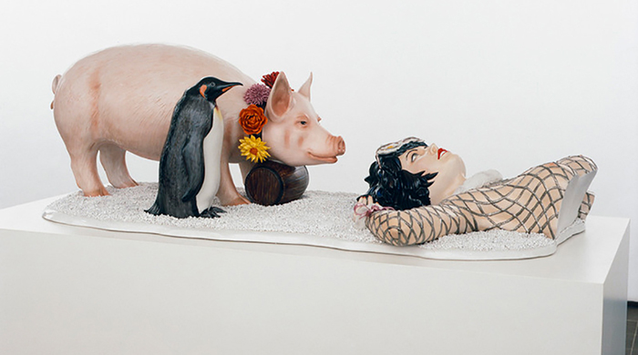 Работу Джеффа Кунса сняли с выставки за плагиат