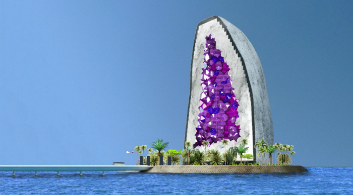 В Китае появятся отели в виде исполинских горных пород