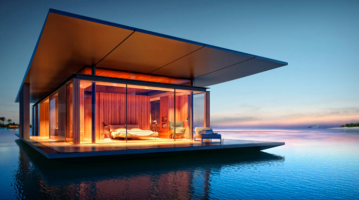 Плавающая вилла по проекту Dymitr Malcew