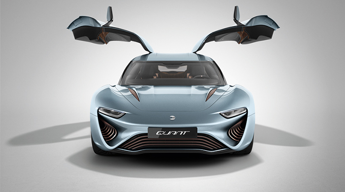 Суперкар Quant e-Sportlimousine ездит на соленой воде