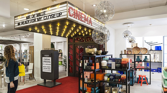 В лондонском Selfridges открылся кинотеатр