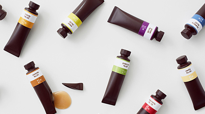 Съедобный набор красок от Nendo