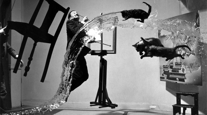 Прыгающие знаменитости на снимках Филиппа Хальсмана