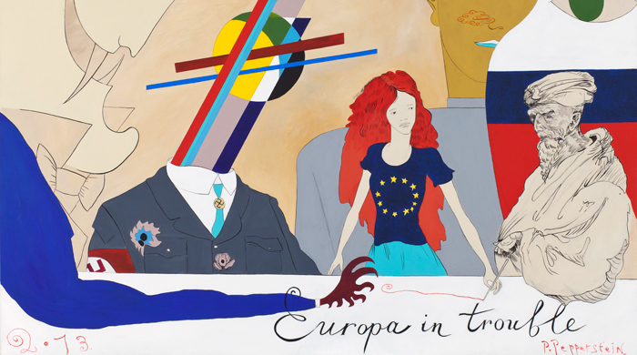 Новые работы Павла Пепперштейна в галерее \"Риджина\"