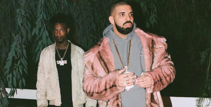 Дрейк и 21 Savage выпустили клип на трек «Rich Flex»
