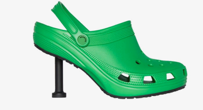 Balenciaga и Crocs выпустили кроксы на шпильке