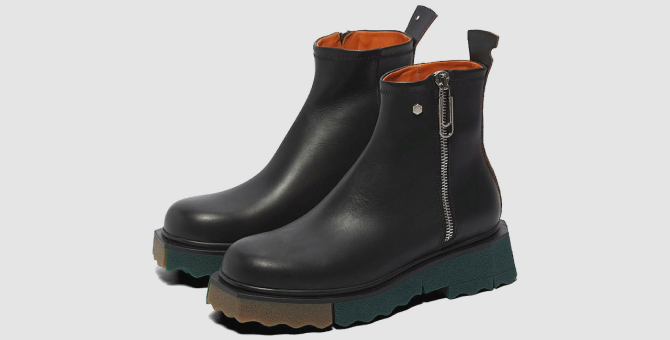 Off-White переосмыслил классические черные ботинки челси