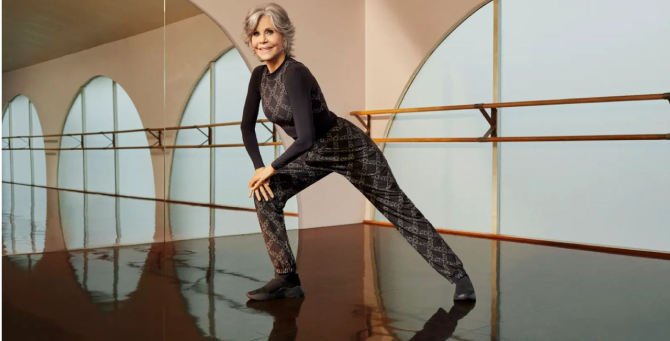 Актриса Джейн Фонда снялась в кампании новой спортивной линии H&M Move