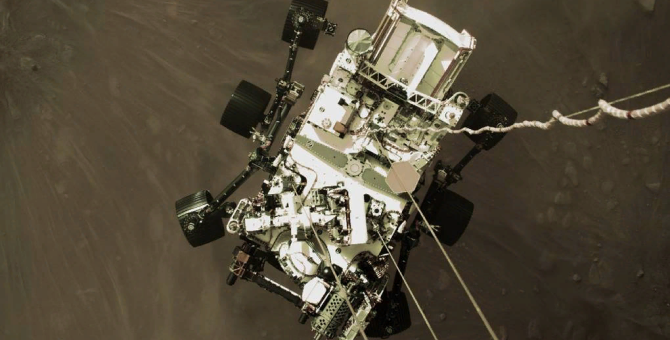 Nasa записало звуки на Марсе с помощью ровера Perseverance