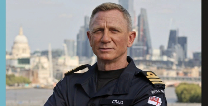 Дэниелу Крейгу присвоили звание почетного командующего ВМФ Великобритании