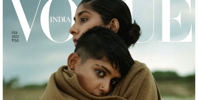 На обложку Vogue India впервые поместили фотографию однополой пары