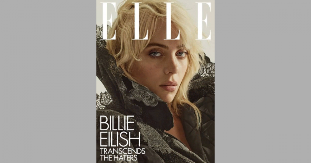 Билли Айлиш снялась для октябрьского номера Elle