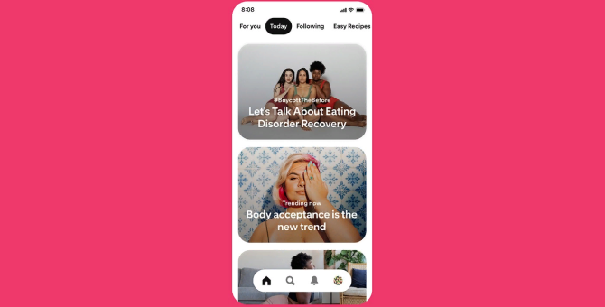 Pinterest начал блокировать всю рекламу, связанную с потерей веса