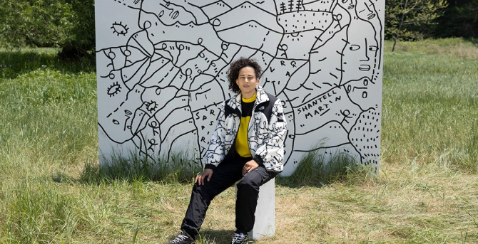 Британская художница Шантель Мартин приняла участие в создании капсулы The North Face
