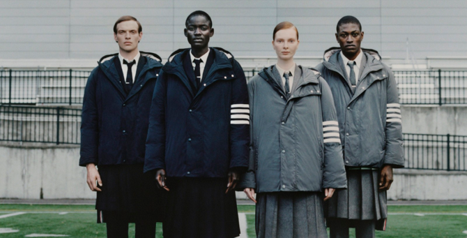 Thom Browne представил традиционную футбольную капсулу